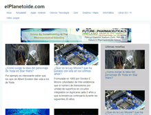 Tablet Screenshot of elplanetoide.com